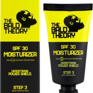 SPF 30 Moisturizer, Scalp Shield with Salicylic Acid – Exfoliates & Unclogs Pores, Hyaluronic Acid – Deeply Hydrates, Niacinamide – Improves Skin Tone, Aloe Vera – Relieves Irritation