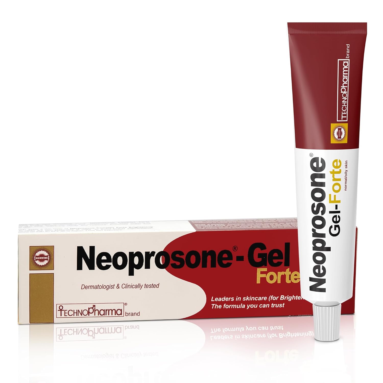Neoprosone Skin Brightening Gel - 1 fl oz / 30 ml - Daily Skin Moisturizer, works on Oily, Combination, Sensitive Skin, with Alpha Arbutin, For Face & Body