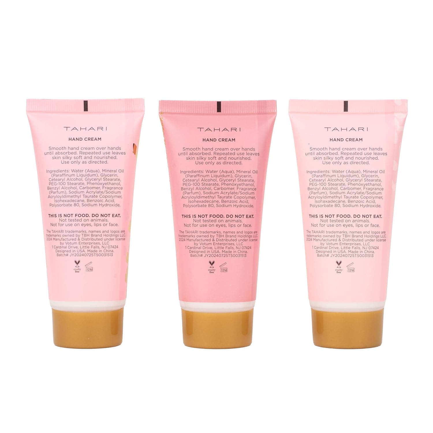VOTUM Tahari Travel-Size Hand Lotion Gift Set for Women - 3-Piece Vanilla, Peony, Lavender Soothing Skincare - Image 4