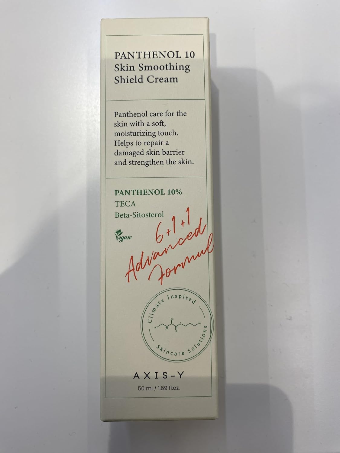AXIS-Y Panthenol 10 Skin Smoothing Shield Cream 1.69 fl oz Vegan Moisturizer - Image 2