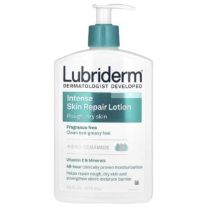 Lubriderm Intense Skin Repair Body Lotion 16 fl oz (473 ml) Pack of 3