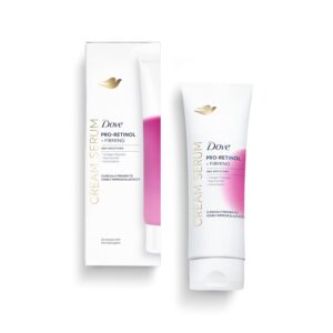 Dove Body Cream Serum Pro-Retinol + Firming for Elasticity and Firmness,with Collagen Peptides, Niacinamide and Antioxidants Lotion, 8 oz