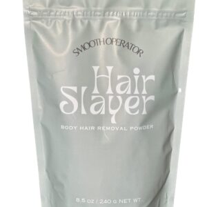 Hair Slayer Body Hair Removal Powder for Women & Men for Normal Skin - Razor Free, Wax Free - Smooth Operator Powder, Long-Lasting Smoothness