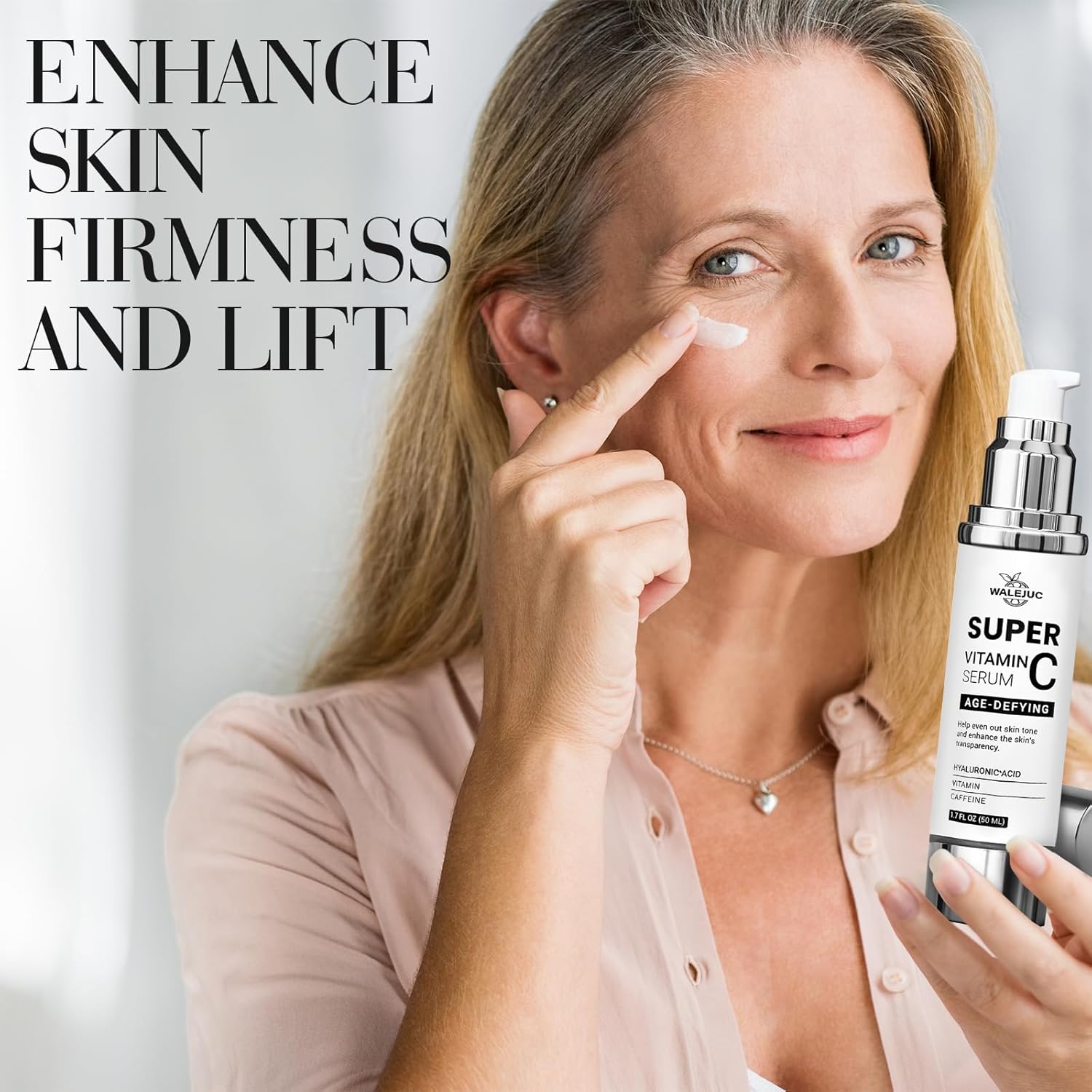 Super Vitamin C Serum for Women over 70, Wrinkle Cream for Face, Anti Aging Cream, Hydrates, Softens, Lifts and Firms Super Vitamin C Serum-50ML - Image 3