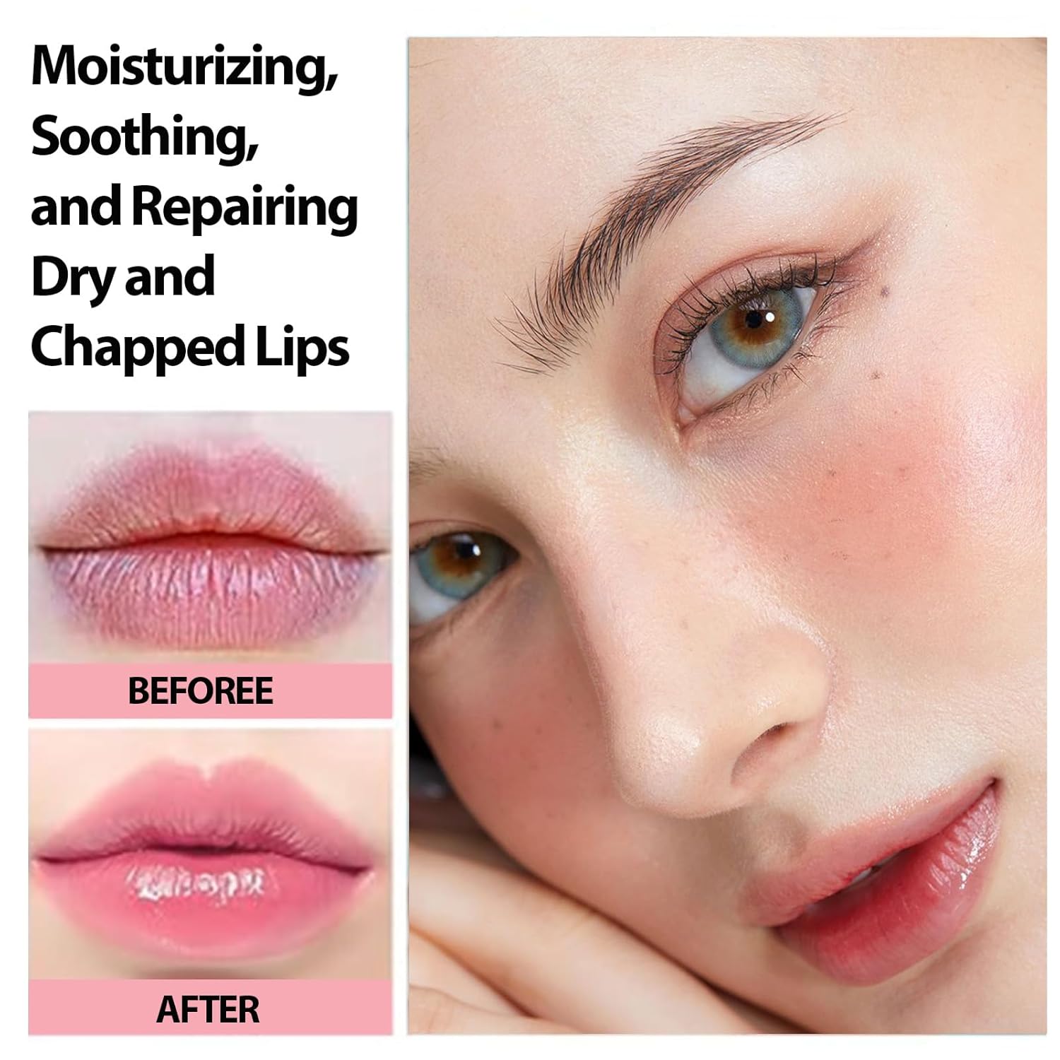 Yopela 5 Pack Tinted Lip Balm Set with Glitter Moisturizing Chapstick for Valentine's Gift - Image 5