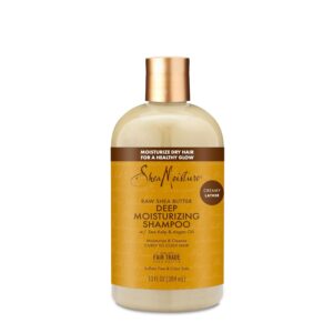 SheaMoisture Shampoo Deep Moisturizing For Dry, Damaged Or Transitioning Hair Raw Shea Butter Sulfate-Free 13oz