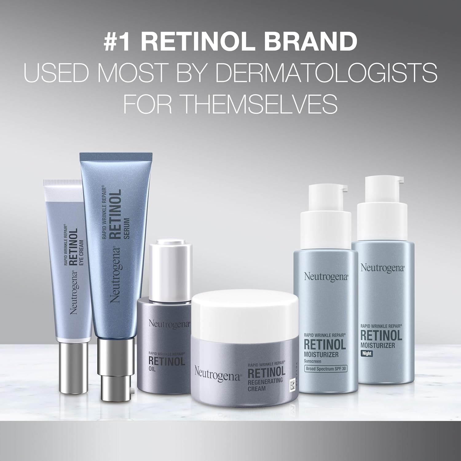 Neutrogena Rapid Wrinkle Repair SPF 30 Retinol Face Moisturizer 1 oz Anti-Aging Cream - Image 7