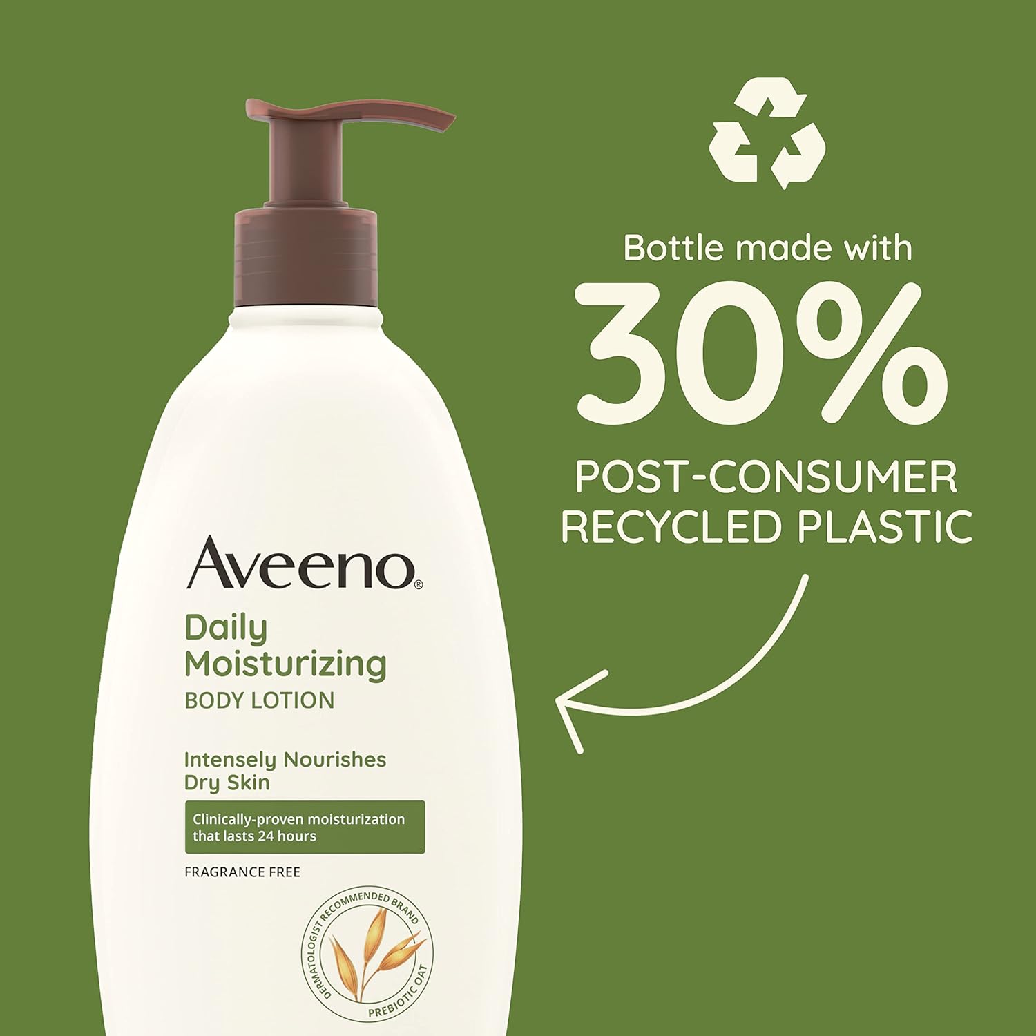 Aveeno Daily Moisturizing Lotion 18 oz Two Pack Paraben-Free Gentle Formula - Image 5