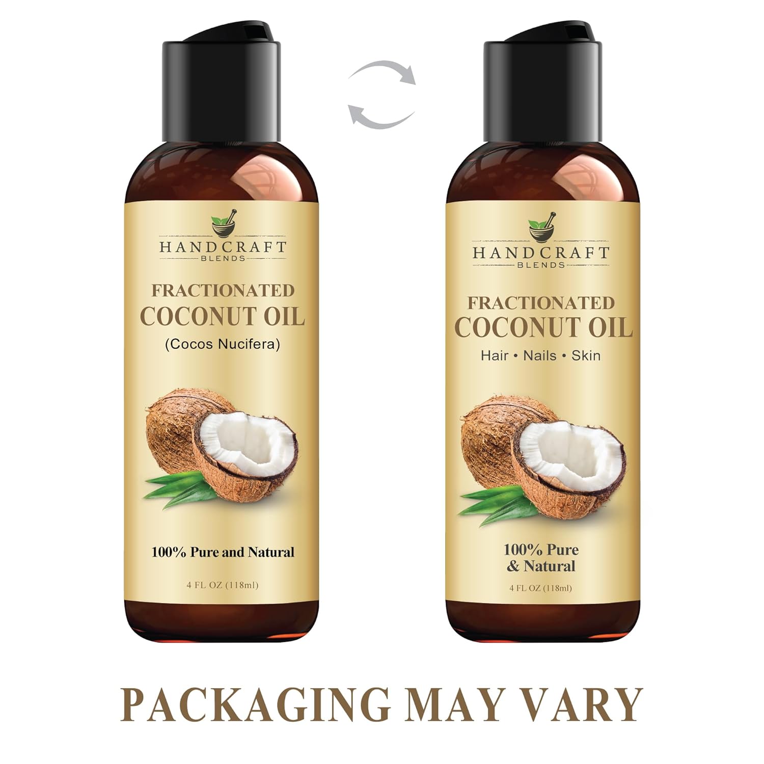 Handcraft Blends Fractionated Coconut Oil - 4 Fl Oz - 100% Pure and Natural - Premium Grade Carrier Oil for Skin and Hair - Hair and Body - Massage - Image 4