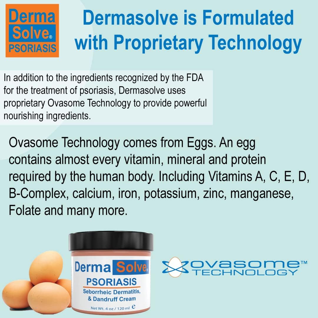 Extra Strength Psoriasis Cream 2 Pack, 4oz Each, for Dermatitis and Dandruff - Image 3