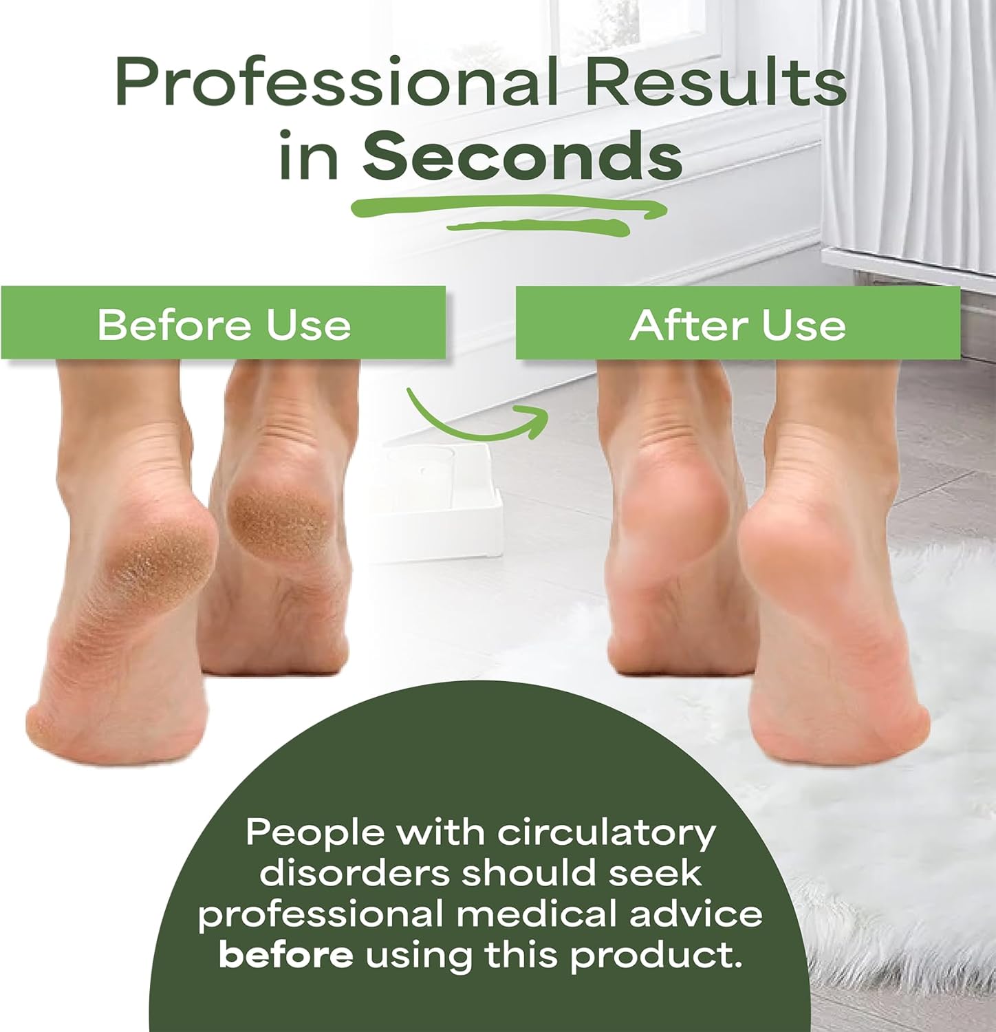 Professional Foot Scrubber Foot File for Dead Skin & Callus Remover - Extra Large Double Sided Pumice Stone for feet - Recommended by Podiatrists - Image 5