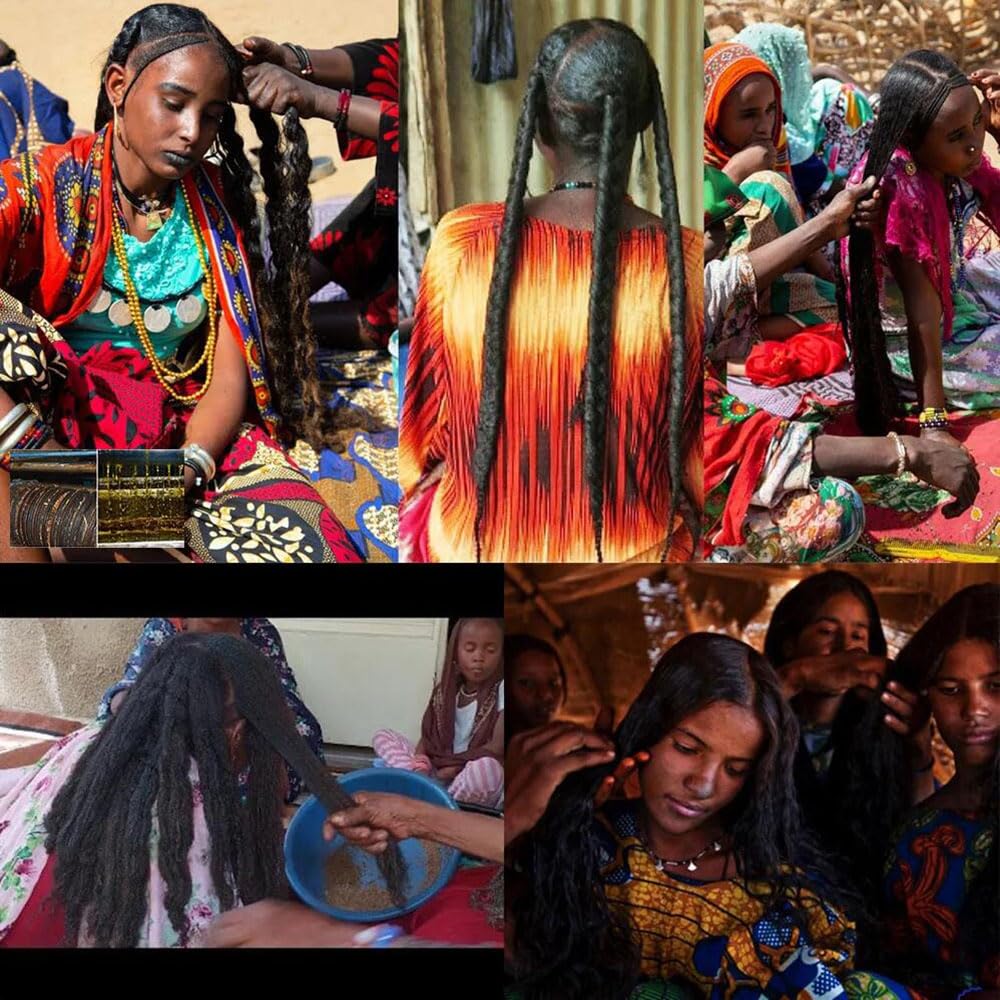 Handcrafted 4 oz Hair Oil with 16 West African Botanicals and 58% Castor Oil - Image 4