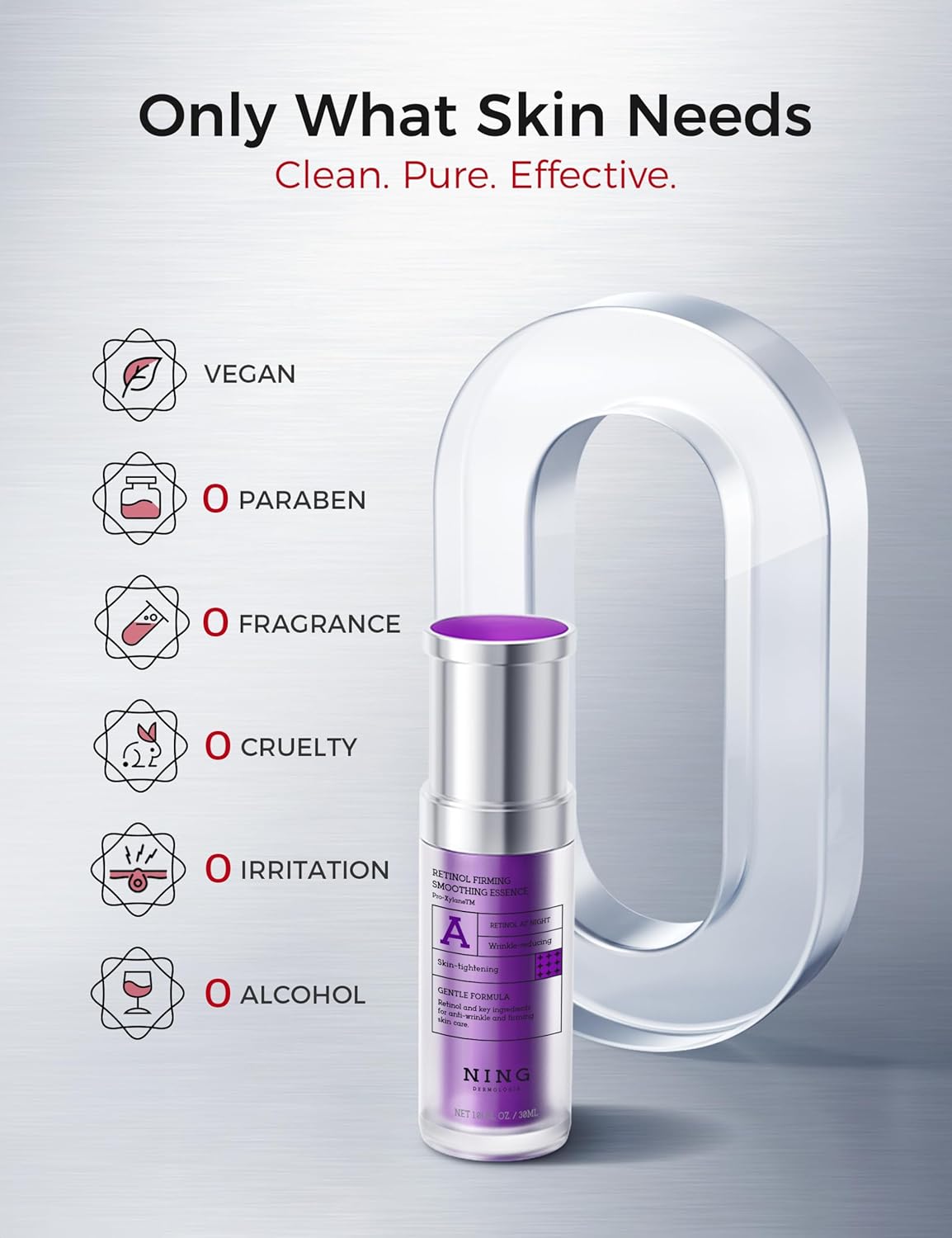 Firming and Hydrating Retinol Serum with Peptides, 300PPM Retinol, 1.01 fl oz - Image 8