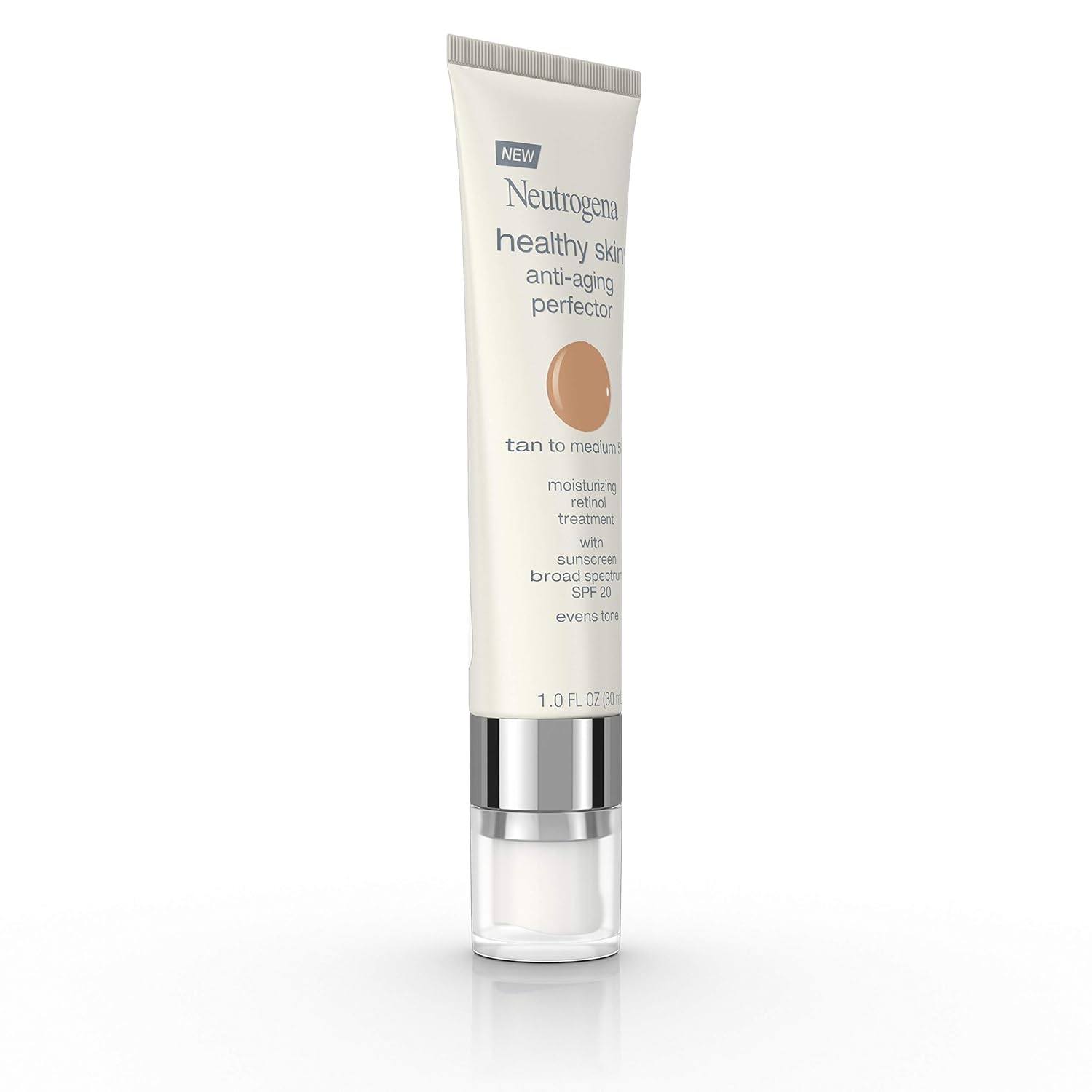 Neutrogena Healthy Skin Anti-Aging Tinted Moisturizer SPF 20 Tan to Medium 1 Ounce - Image 11