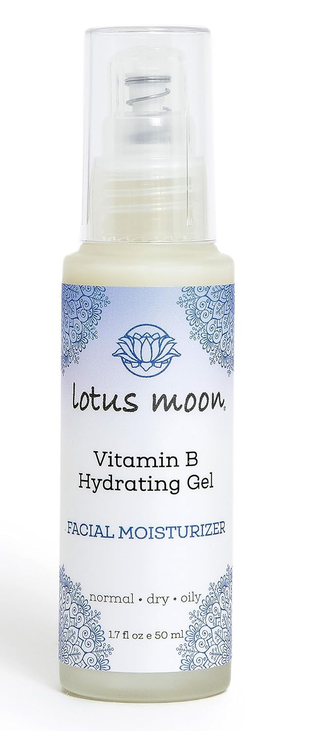 Lotus Moon® - Vitamin B Hydrating Gel | Niacinamide Serum, Vitamin B3, Hyaluronic Acid, Clean, Cruelty-Free, For All Skin Types, Made in USA (1.7 fl oz | 50 ml)