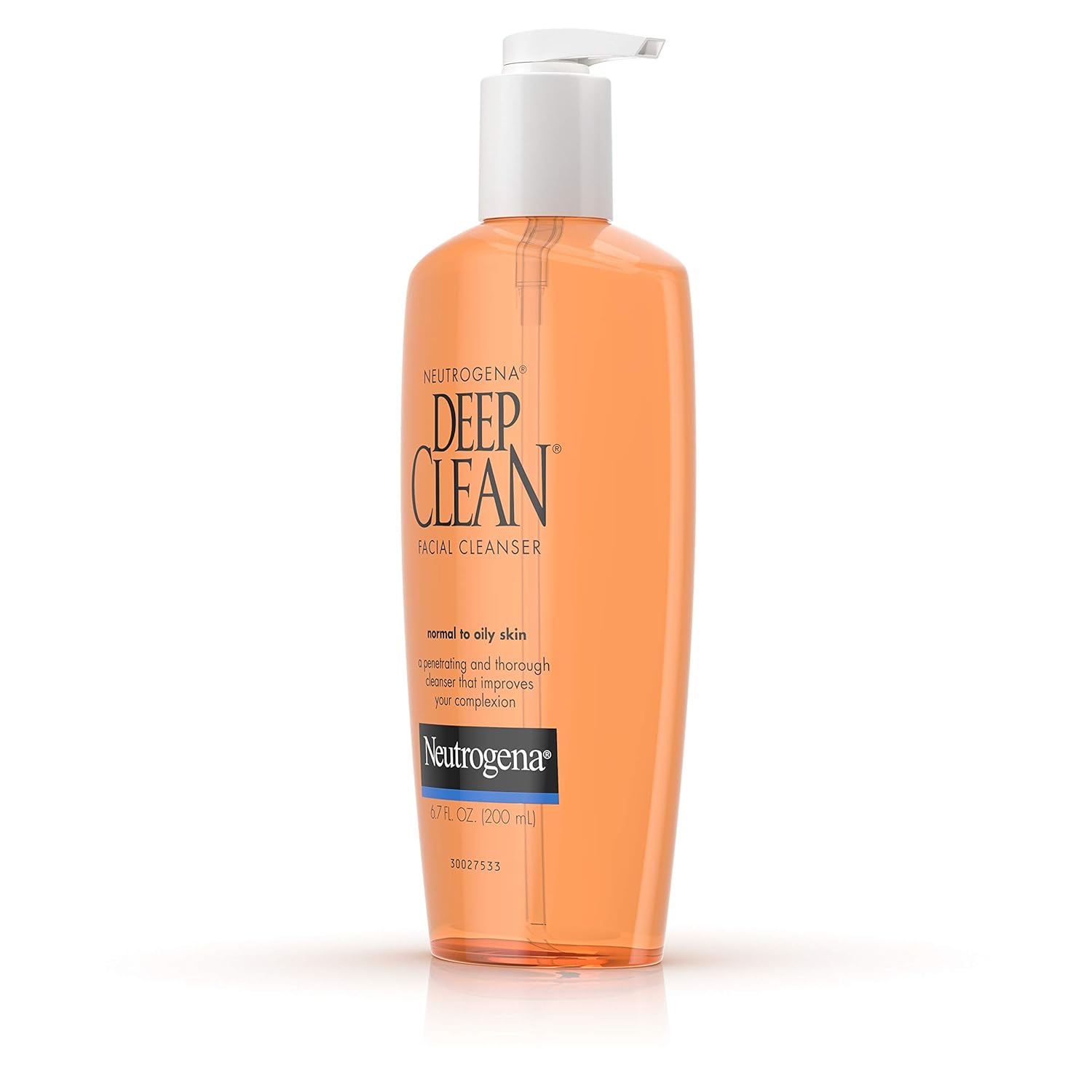 Neutrogena Deep Clean Daily Facial Cleanser with Beta Hydroxy Acid for Normal to Oily Skin, Alcohol-Free, Oil-Free & Non-Comedogenic, 6.7 fl. oz - Image 8