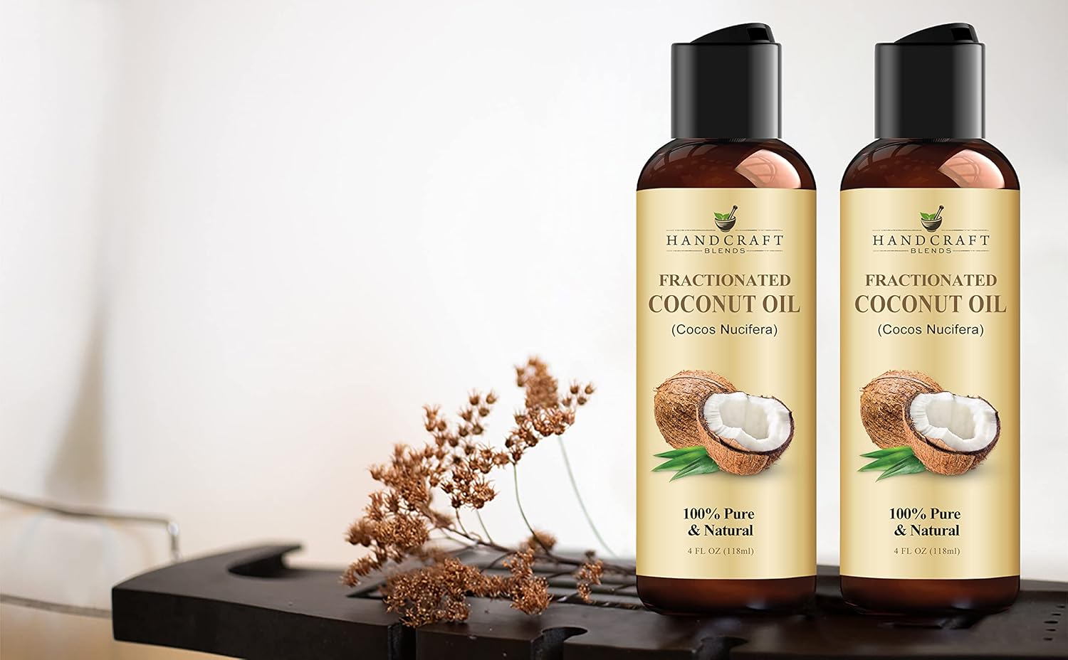 Handcraft Blends Fractionated Coconut Oil - 4 Fl Oz - 100% Pure and Natural - Premium Grade Carrier Oil for Skin and Hair - Hair and Body - Massage - Image 7