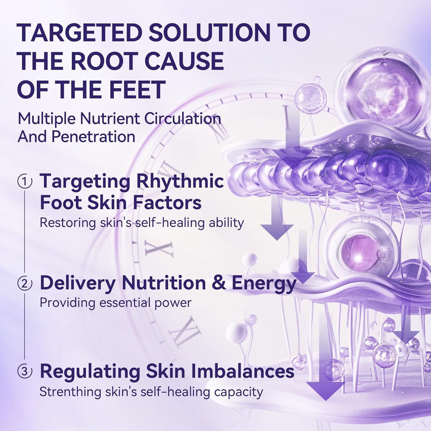 LANBENA Lavender Foot Peel Mask for Soft Feet, Removes Dead Skin and Calluses, 2 Pairs - Image 9