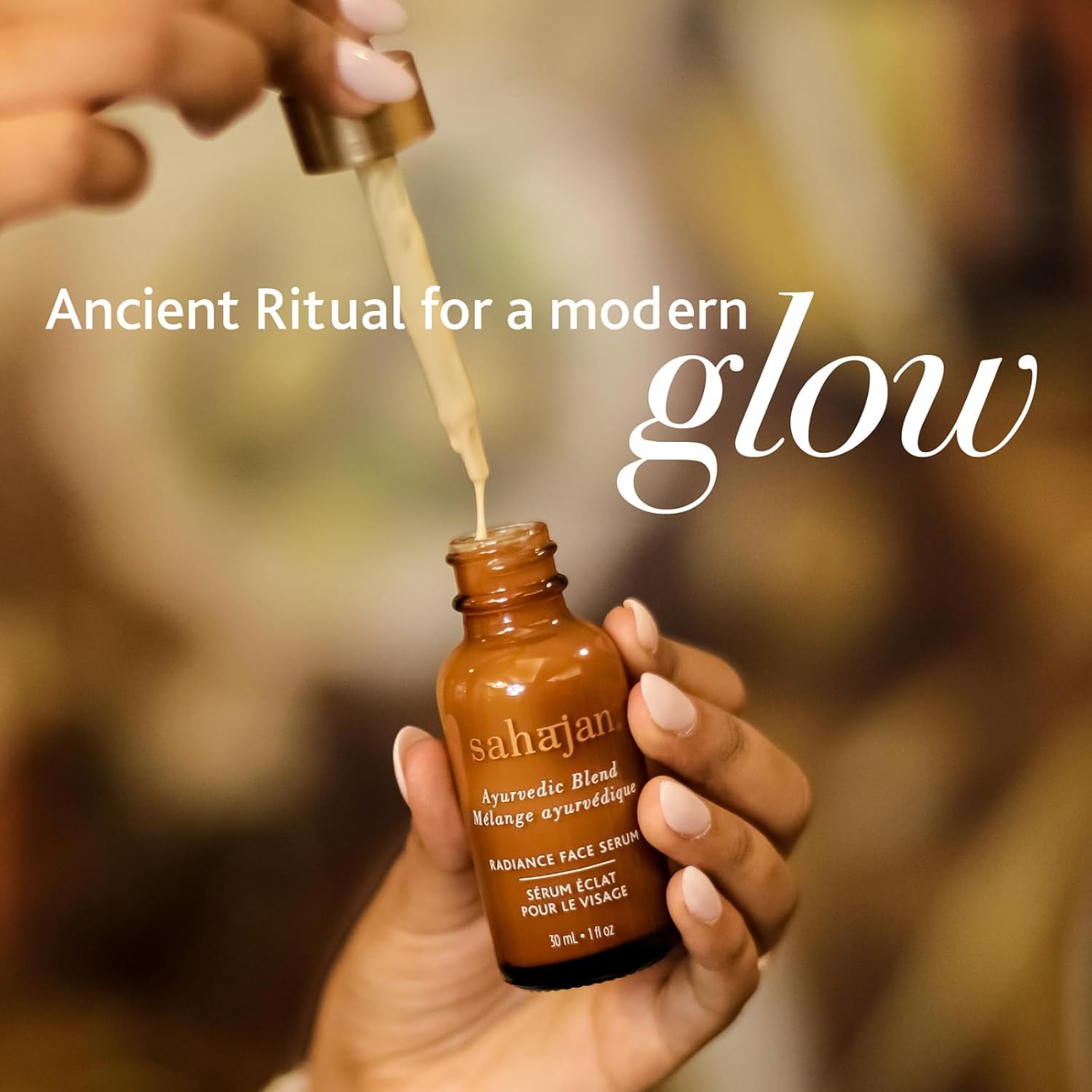 Ayurveda Intuition Radiance Face Serum 30ml for Dry Sensitive Skin 100% Natural - Image 4