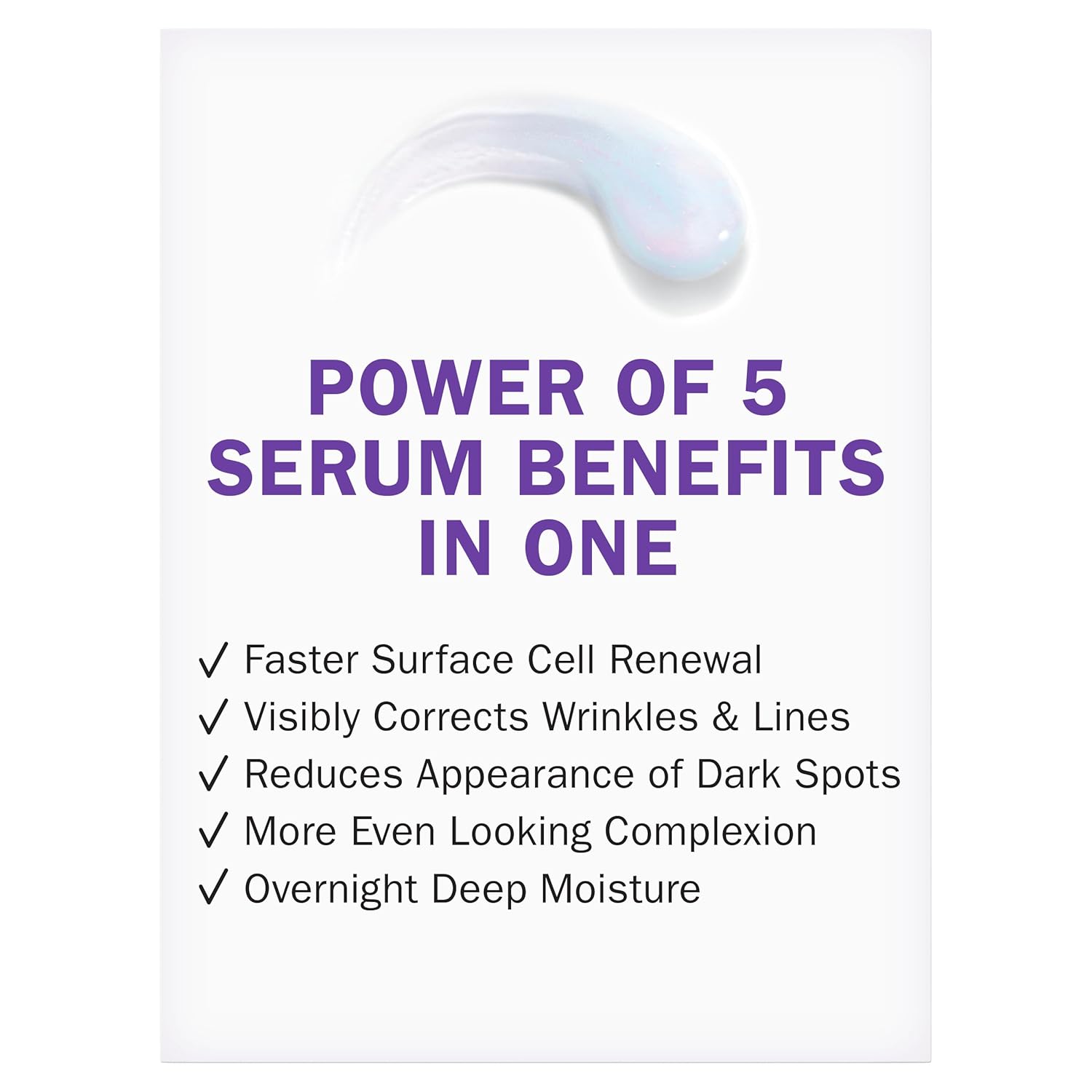 Olay Super Serum Night Repair, Fragrance-Free - Niacinamide, Peptide, Salicylic & Lactic Acid, Glycerin β- 5-in-1 Skin Care Benefits - Hydrating, Evens Tone, Reduces Dark Spots, Anti-Aging, 1.0 Oz - Image 12