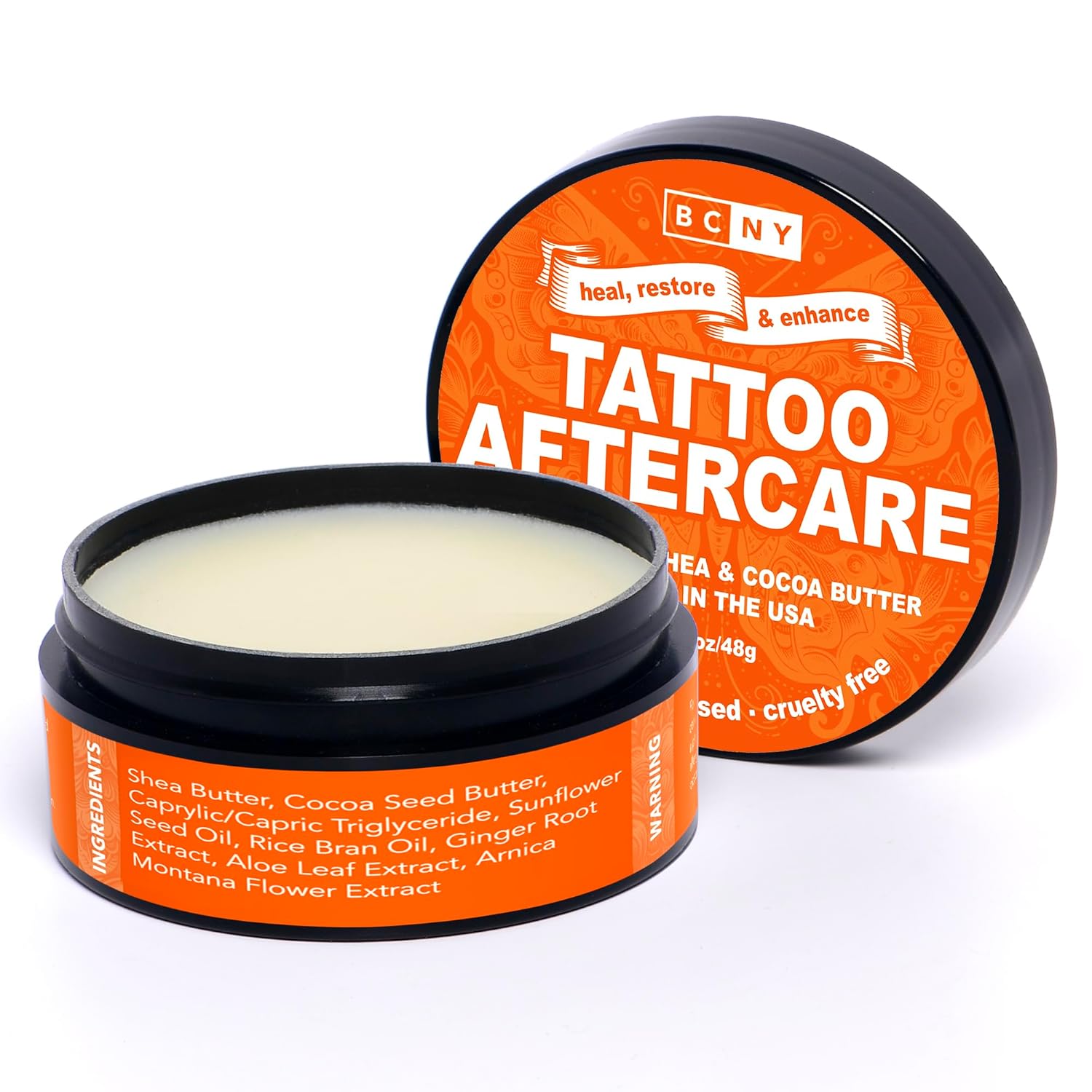 Body Candy Tattoo Aftercare Tattoo Balm - All Natural Tattoo Cream - Tattoo Care for Old and New Tattooes, After Tattoo Cream/Ointment, Tattoo Brightener Lotion - Crema para Tatuajes - Image 7
