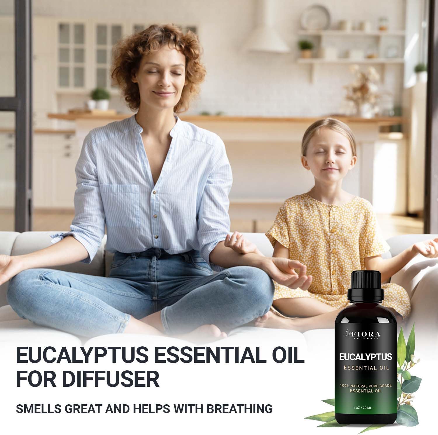100% Pure Eucalyptus Essential Oil 10ml for Diffusers, Aromatherapy, Skin, Hair - Image 4
