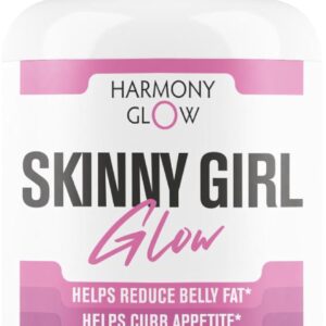 Skinny Girl Glow | Max Strength Weight Loss Pills for Women to Lose Belly Fat | Appetite Suppressant, Belly Fat Burner, Carb Blocker, Energy Booster | 7 Ultra Ingredients for Results - 60 Capsules