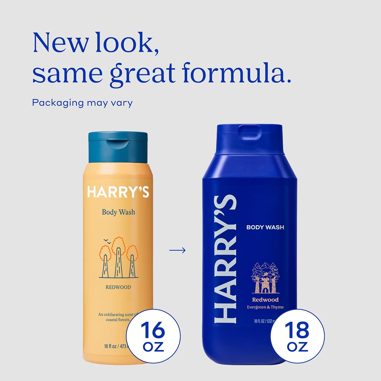 Harry's Men's Body Wash Shower Gel, Redwood Scent, 18 oz, Pack of 3 - Image 2