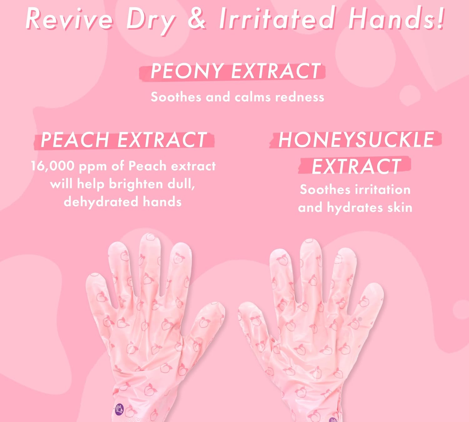 TONYMOLY Peachy Keen Hand Care Set – Hydrating & Anti-Aging Hand Mask + Nourishing Peach Hand Cream for Soft, Smooth Hands – Touchscreen-Friendly Gloves - Image 5