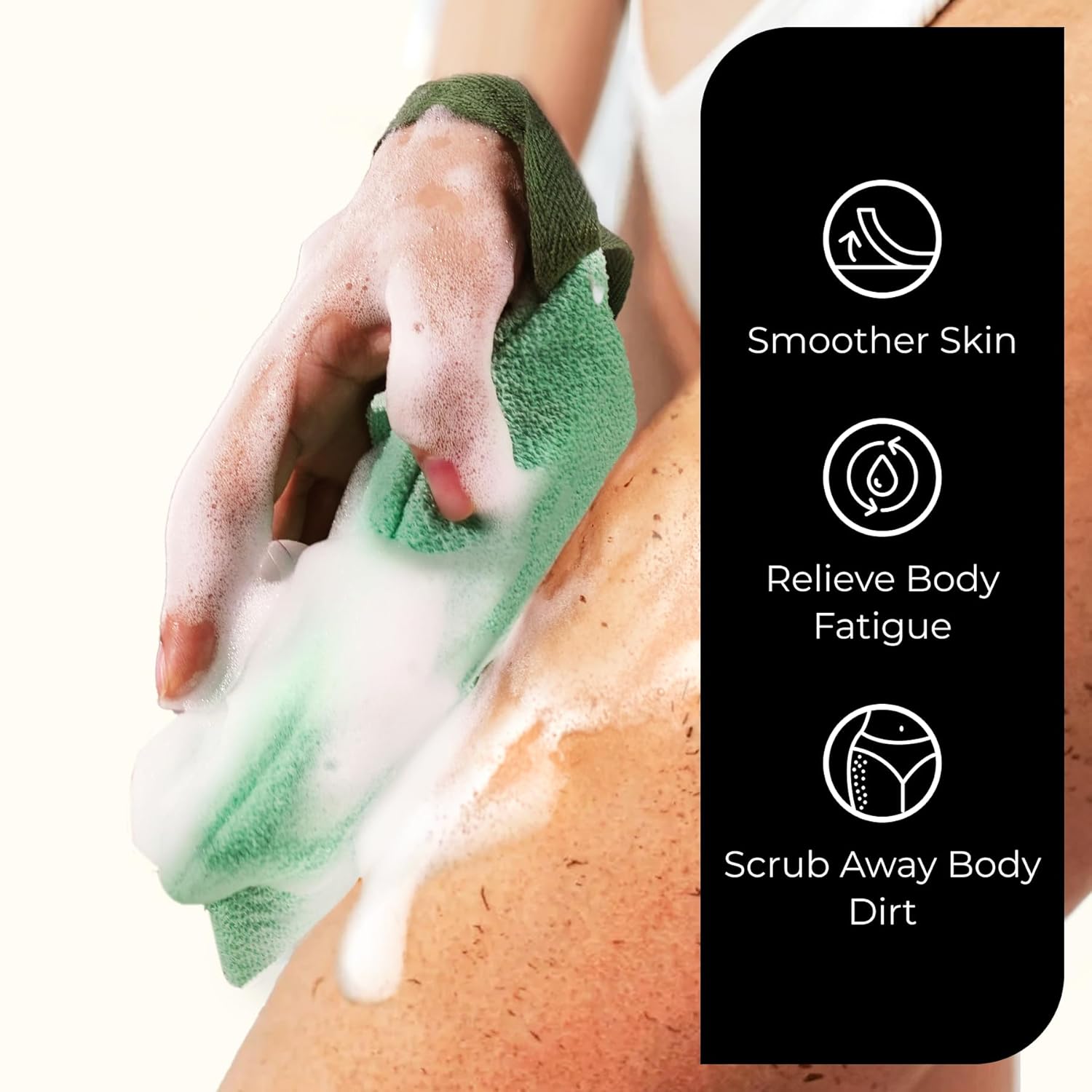 ZOMCHI 2 Pack Exfoliating Soap Saver Bags Varying Roughness for Body Wash - Image 5