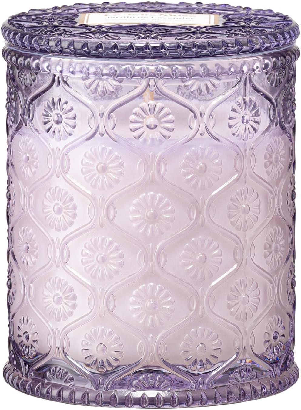 LA JOLIE MUSE Lavender Lilac Jardin de Lavender Scented Coconut Candle 6 Oz 40 Hour Burn - Image 8