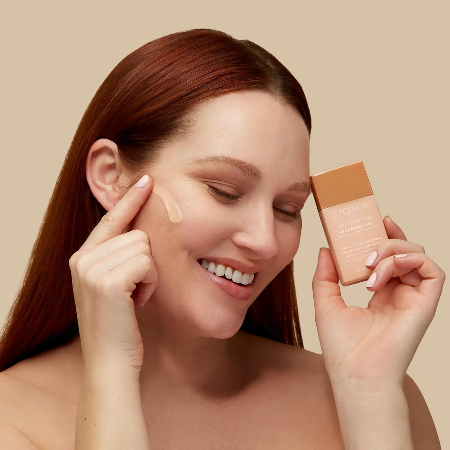Sigma Beauty Skin Perfector Light Beige Hydrating Skin Tint Foundation 1.12oz New - Image 5