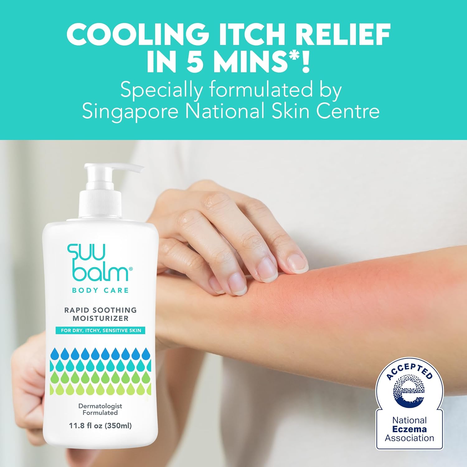 Derm-Formulated Fragrance-Free Itch Relief Cream for Severe Dry Sensitive Skin 11.83 fl oz - Image 2