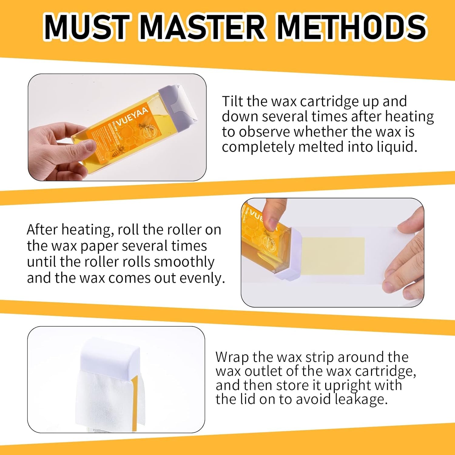 Digital Roll on Wax Kit, Wax Roller Kit for Hair Removal, Waxing Kit for Women, At Home Hair Removal Kit for Larger Areas of the Body, Great Gifts for Women - Image 5