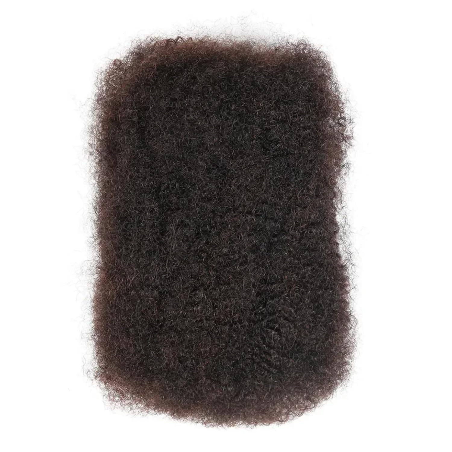 Afro Kinky Bulk Human Hair Extensions 30g Natural Black 12 Inch Dreadlocks - Image 3