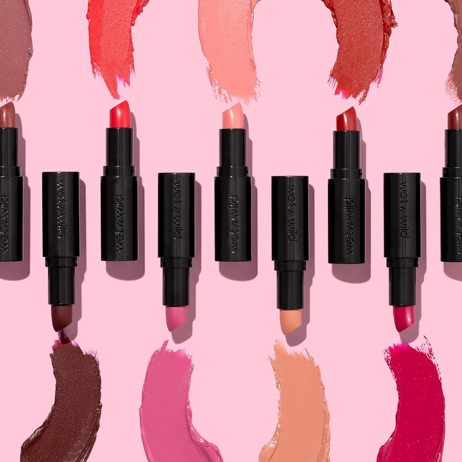 wet n wild Mega Last Matte Lip Color, Semi Matte Hyaluronic Acid Infused, Long Lasting Full Coverage for a Nourishing Pout, Cruelty-Free & Vegan - Think Pink - Image 5