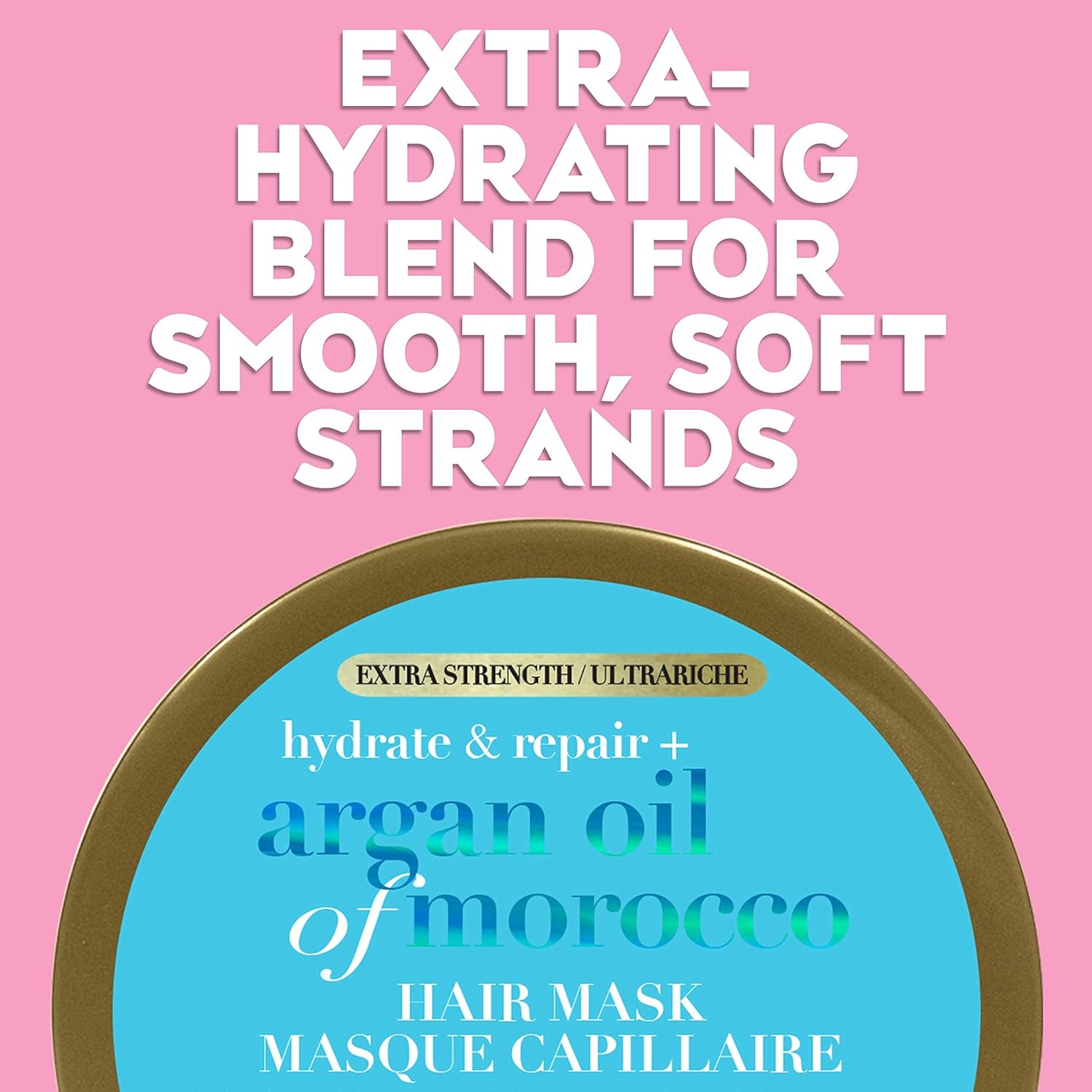 OGX Extra Strength Hydrate Repair + Argan Oil of Morocco Hair Mask Deep Moisturizing Conditioning Treatment, Citrus, 6 Ounce - Image 4