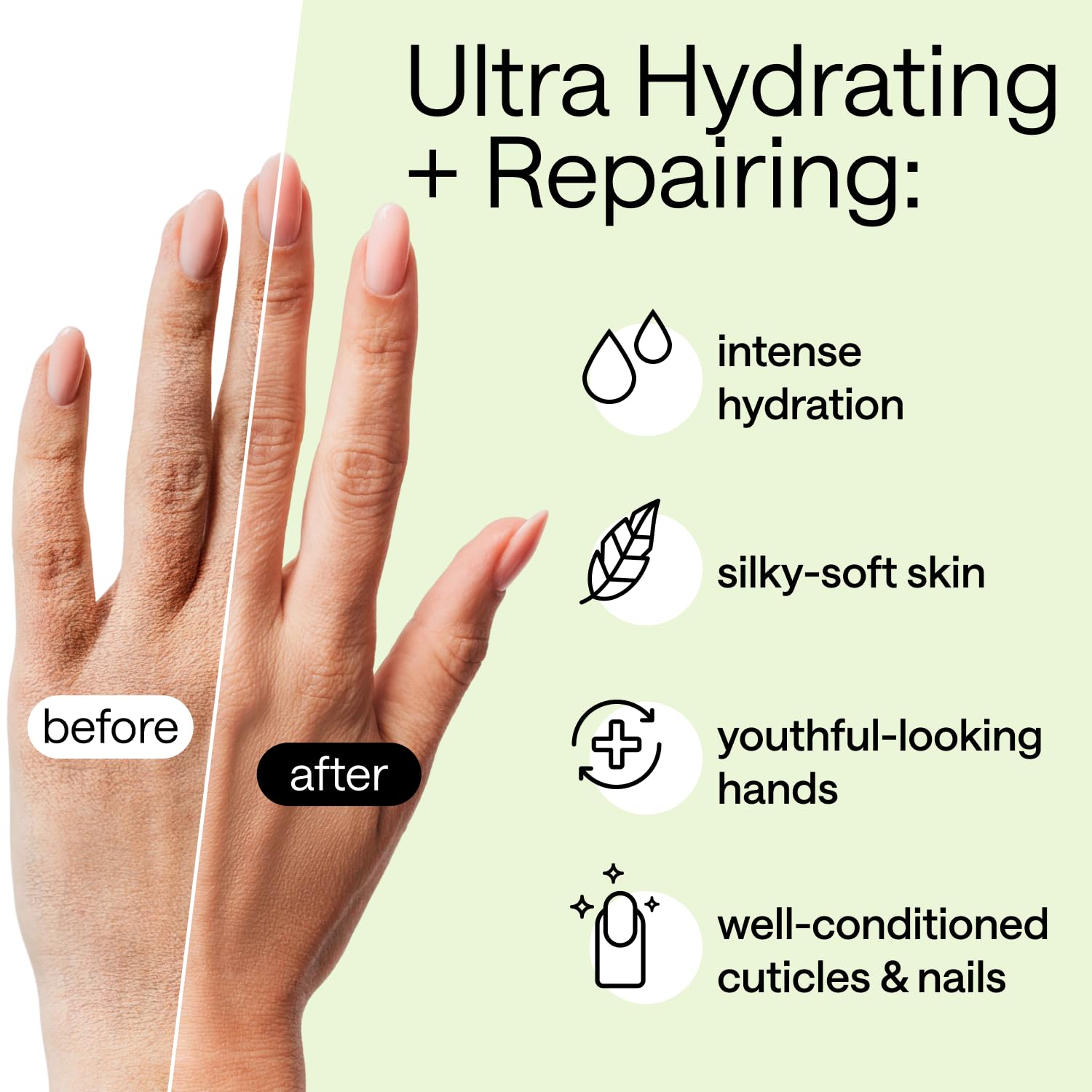 Korean Hand Masks Moisturizing Glove for Dry Hands - Hand Moisturizer Gloves for Women, Men - Hand Therapy Gloves with Collagen, Rose Oil, Shea Butter - White Hydrating Korean Hand Mask Bulk, 6 Pack - Image 3