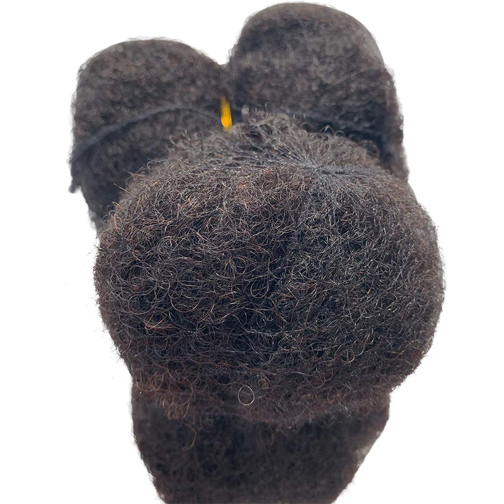 New 4 Bundles 8 Inch Tight Afro Kinky Human Hair for Dreadlocks Natural Black Soft Texture - Image 3