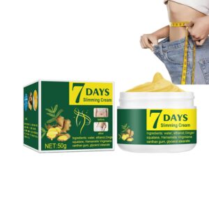 Ginger Fat Burning Cream,Ginger Slimming Cream,Anti Cellulite Cream,Full Body Slimming Weight Loss Perfect for Cellulite,Tightening