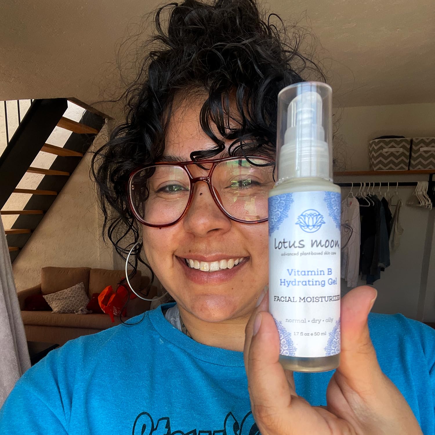 Lotus Moon® - Vitamin B Hydrating Gel | Niacinamide Serum, Vitamin B3, Hyaluronic Acid, Clean, Cruelty-Free, For All Skin Types, Made in USA (1.7 fl oz | 50 ml) - Image 5