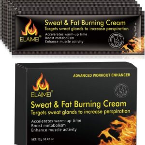 10 Pack Hot Cream, Workout Enhancer Sweat Cream,Fat Burner Cellulite Creams Tighten Muscles, Slimming Enhancer Workout Coconut Body Cream for Weight Losing