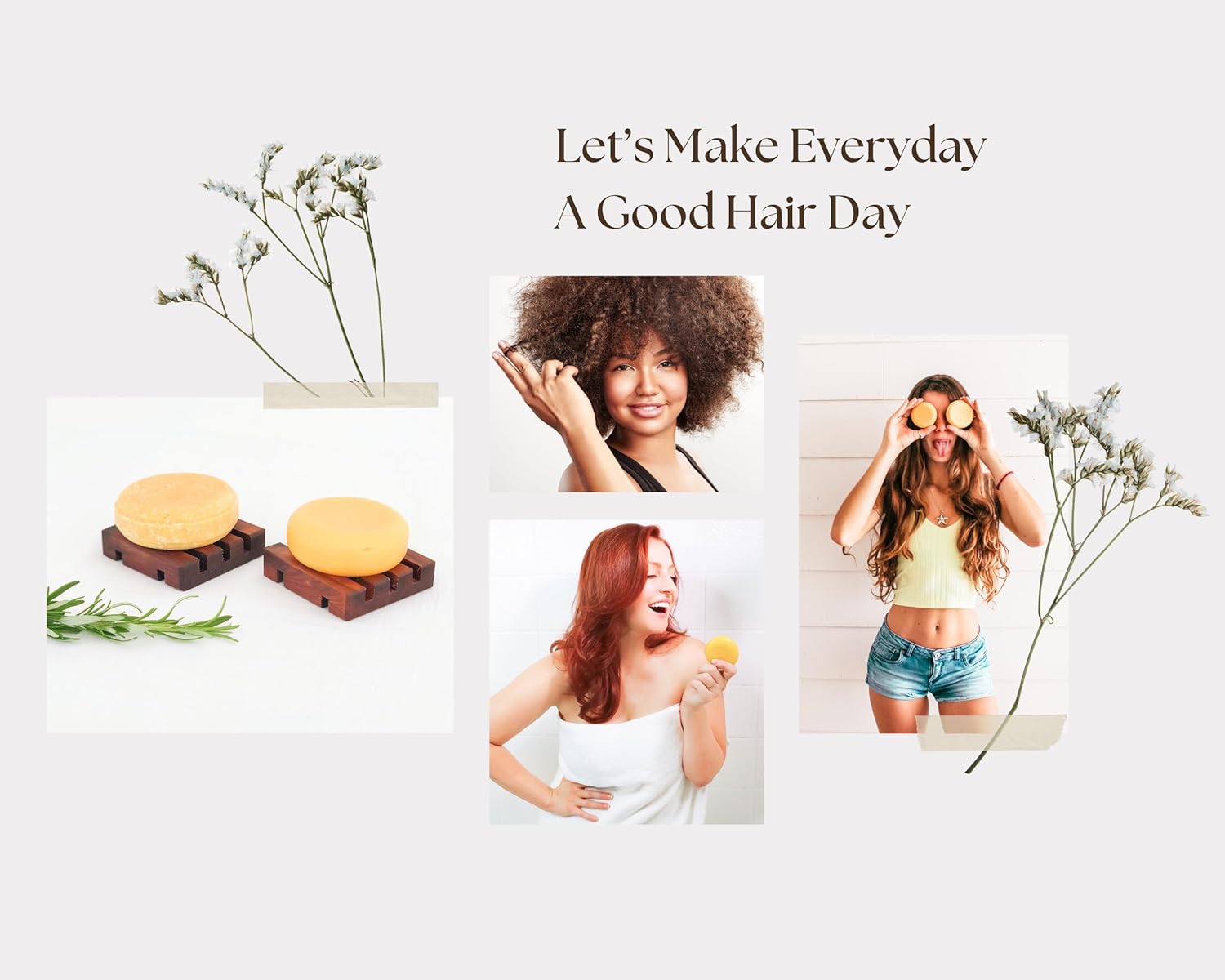 Moroccan Argan Oil Shampoo and Conditioner Bar Set All Hair Types Citrus Scent Paraben Sulfate Free 5 oz - Image 3