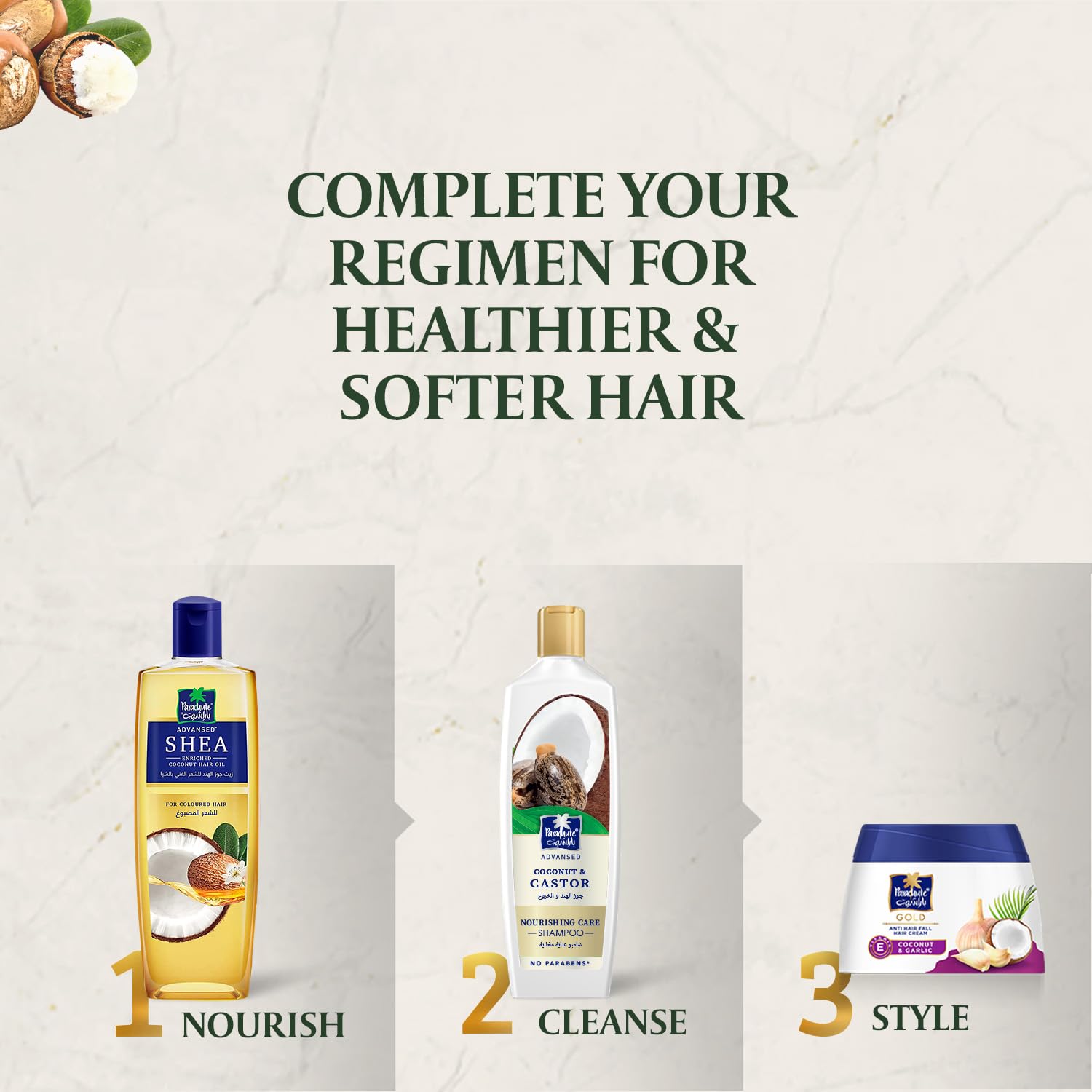 Parachute Advansed Shea Hair Oil| Moisturising Hair Oil |Nourishes Hair| For Frizz- Free, Soft & Shiny Hair| No Silicones & Parabens |6.7 fl.oz - Image 6