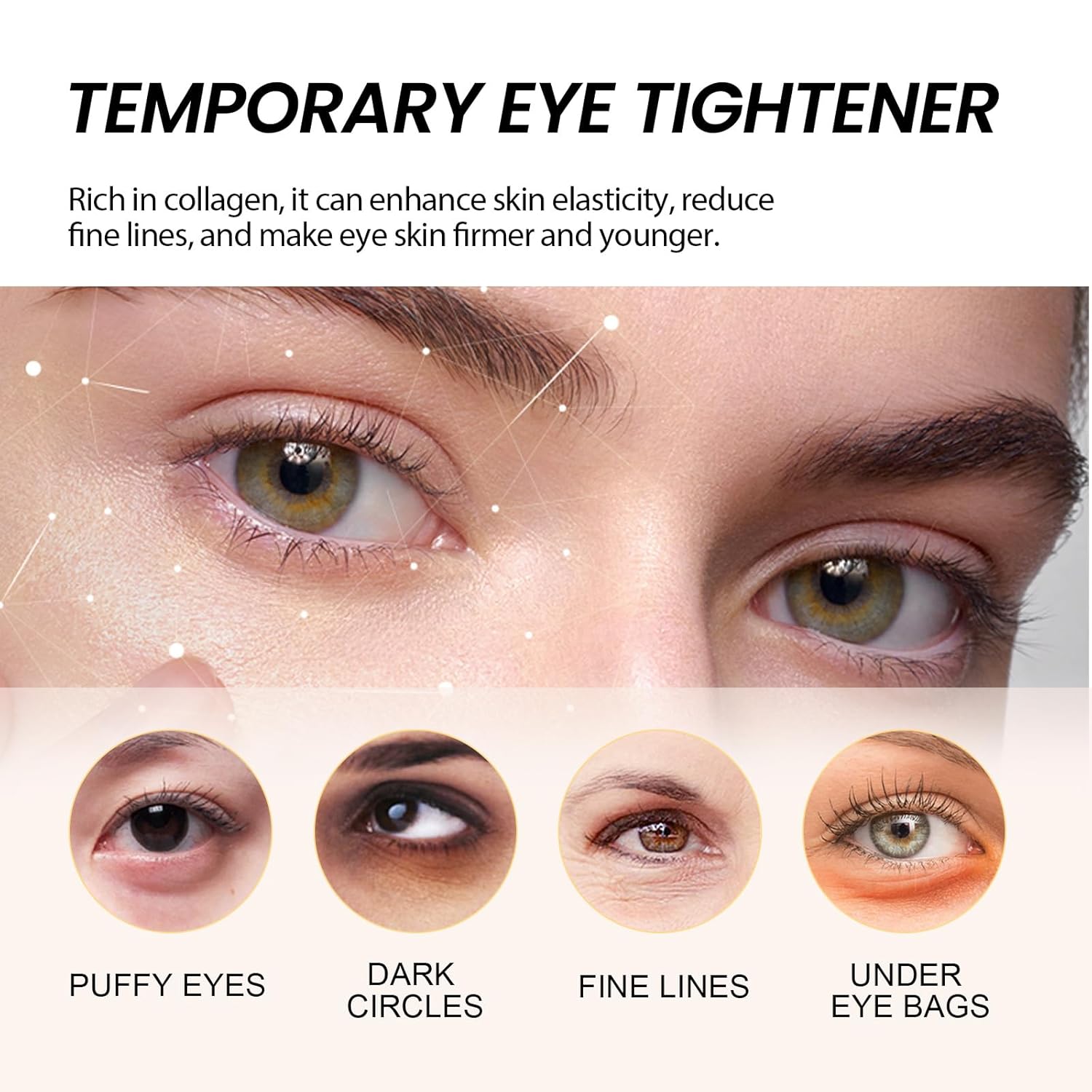 Instant Firming Eye Cream for Under Eye Bags, Dark Circles, Puffiness, 1 oz - Image 2