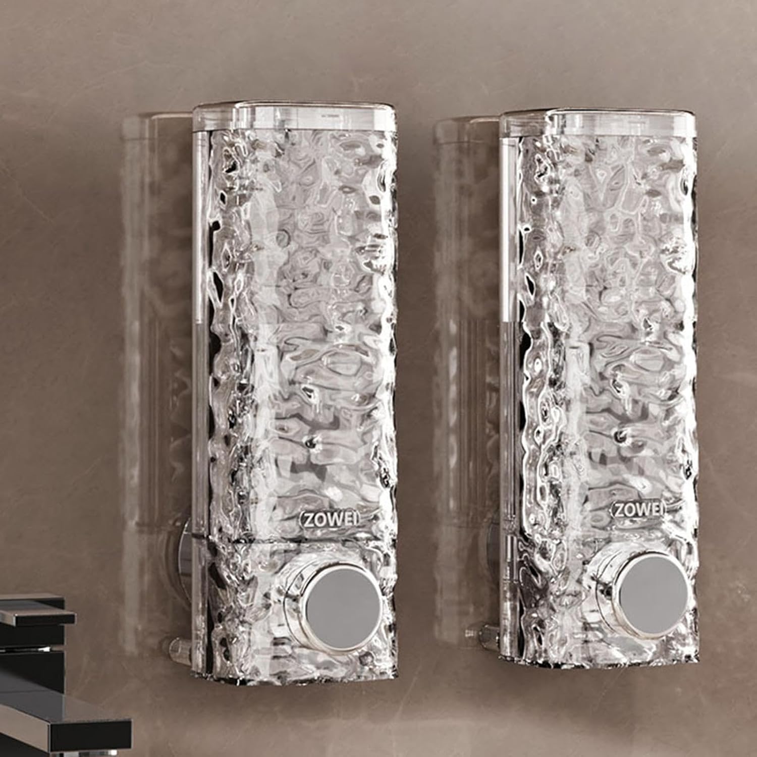 450ml Wall Mount Soap Dispenser for Shampoo Conditioner Body Wash - Image 3