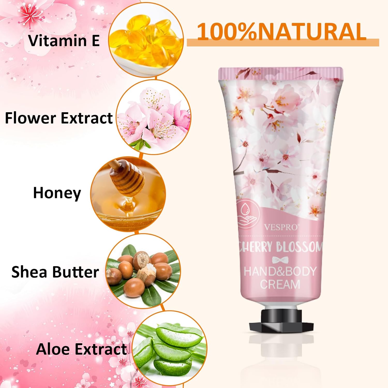 126 Pack Mini Hand Cream Set for Women Dry Cracked Hands Travel Size Bridal Shower Employee Birthday Gifts - Image 4