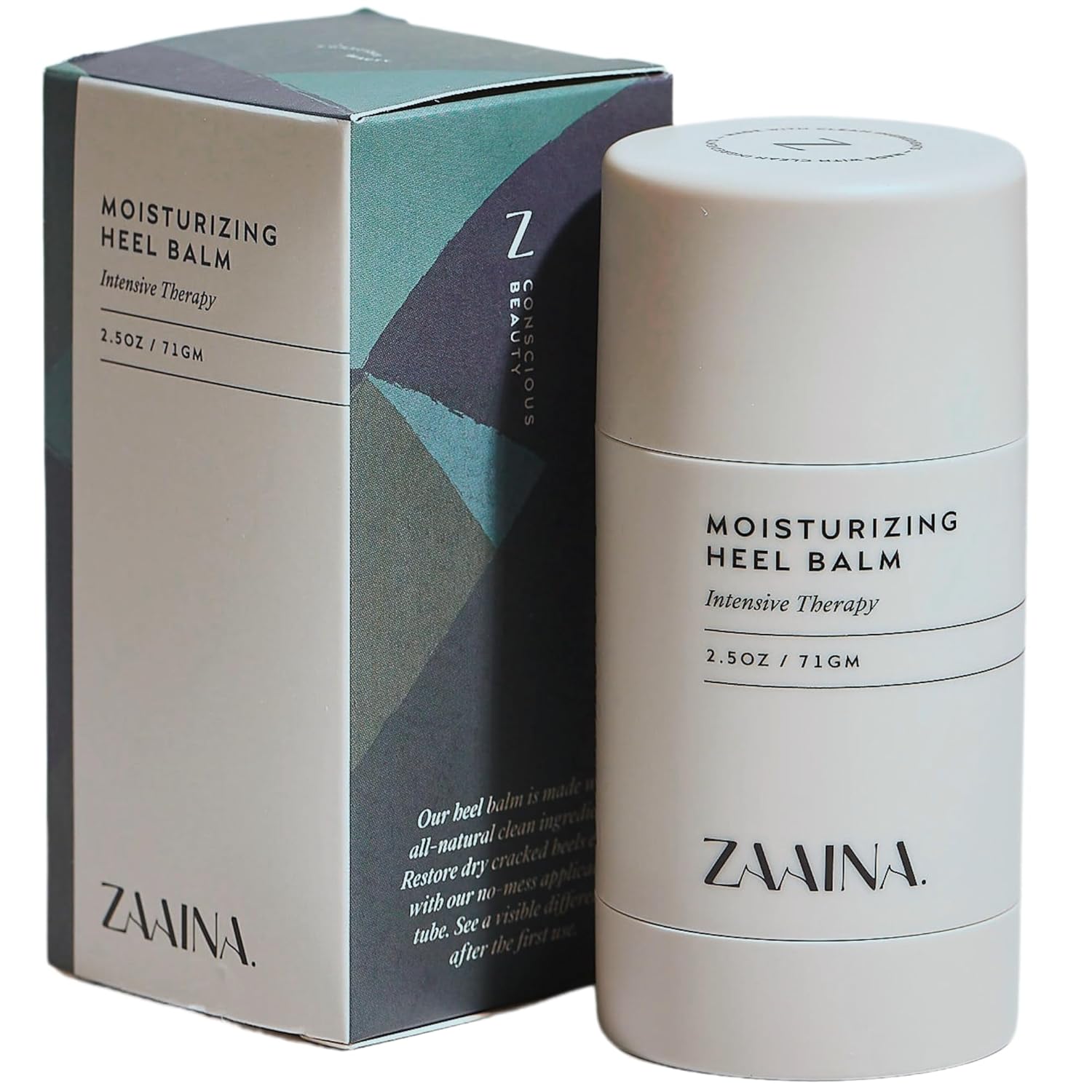 ZAAINA Intensive Heel Balm Stick 2.5 oz Moisturizing Cream for Calluses and Cracked Feet - Image 7