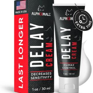 Delay Cream for Men - Long Lasting Performance Desensitized Cream for Men - Enhance Control & Reduce Sensitivity – Acting Numbing Formula Last Longer & Stay Hard – Retardantes para Caballeros - 1oz