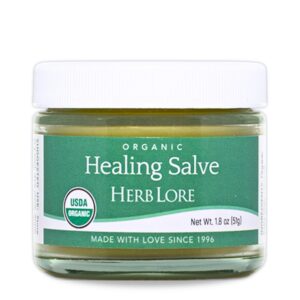 Herb Lore Healing Salve Ointment - Organic Baby Diaper Rash Cream – Natural Soothing Balm with Calendula for Cradle Cap, Drool Rash, Dry & Irritated Skin, Face & Body (1.8 oz)